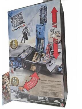 Mattel DC Justice League Flying Fox Mobile Command Center Playset FGG59 NEW